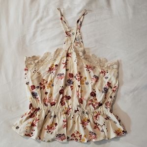 Kendall & Kylie Floral Halter Top
